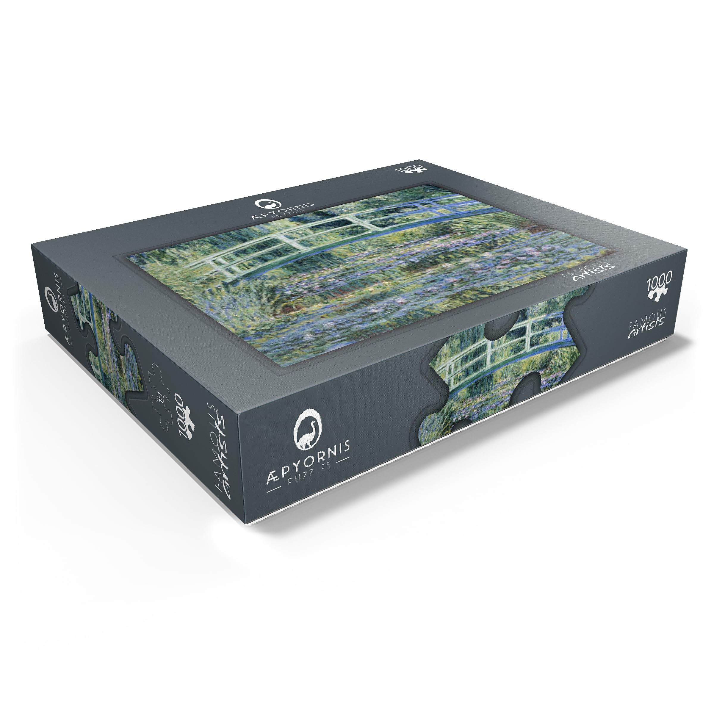 MyPuzzle vibrant Monet colors aid immersive puzzle solving.