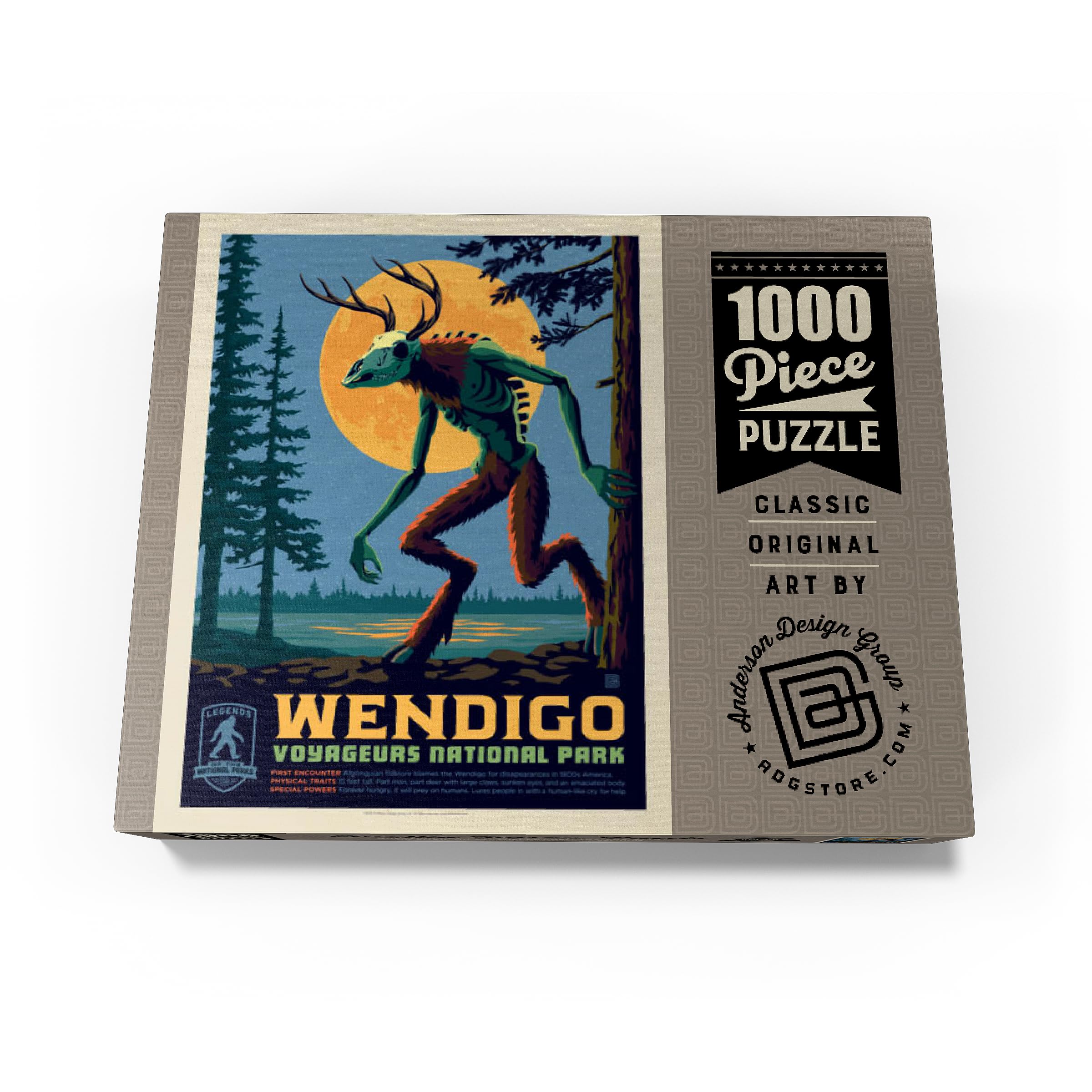 MyPuzzle Wendigo artwork with license by Anderson Design Group, high-quality authentic print.