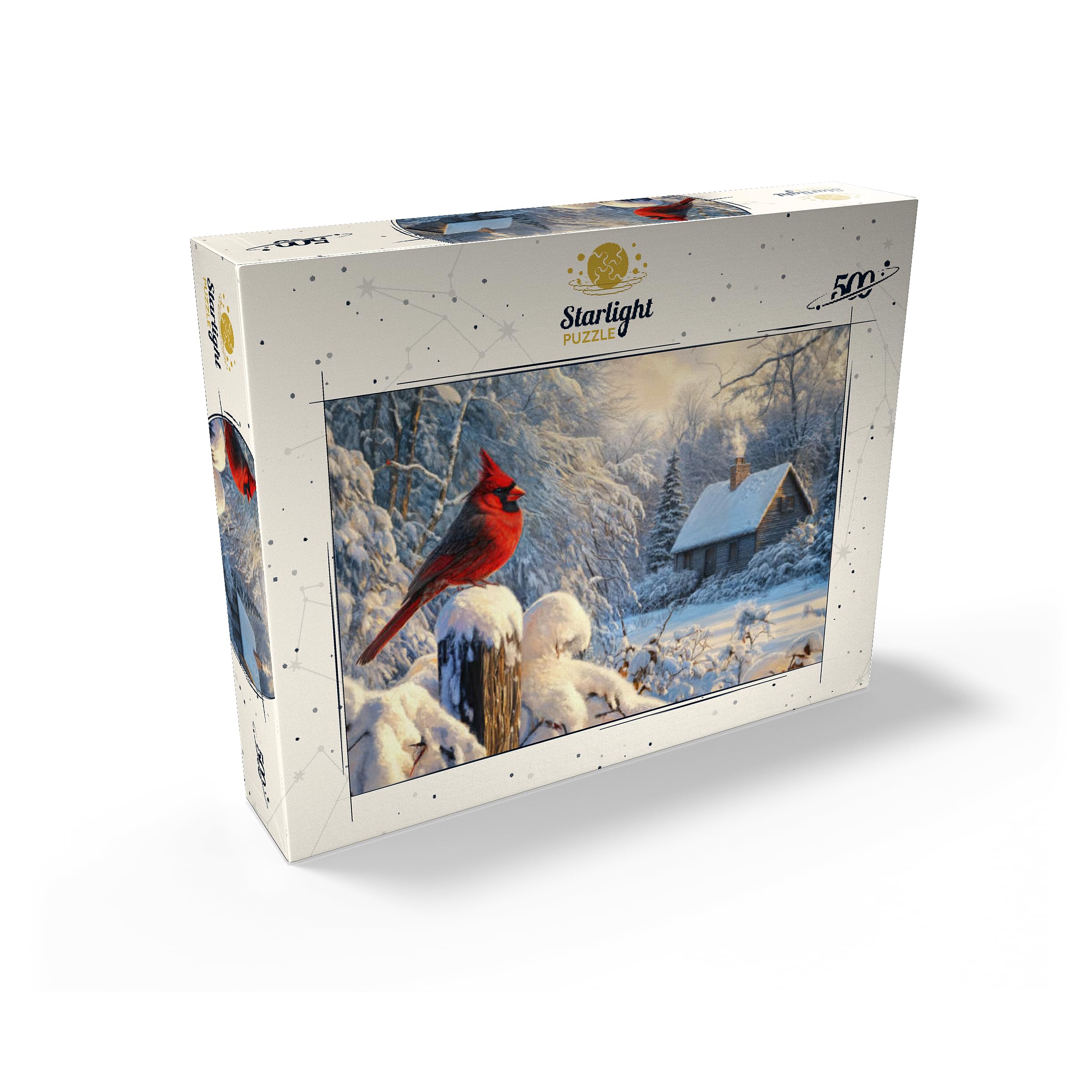 MyPuzzle winter landscape closeup highlights bold colors and precise matching for engaging solving.