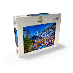 MyPuzzle Zermatt Matterhorn pieces closeup highlights precise shapes for easier matching.