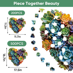 Mys Aurora hand-painted art on puzzle pieces for premium visual appeal
