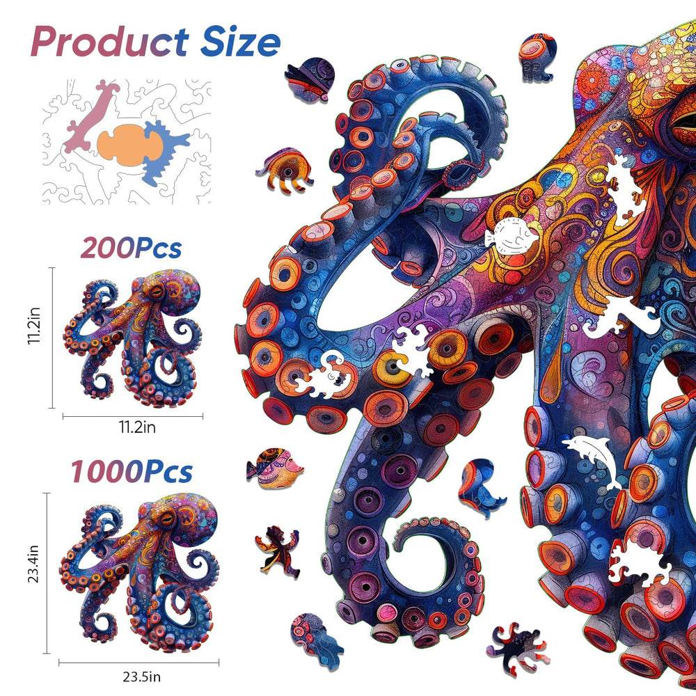Mys Aurora Wooden Puzzle 5mm thick pieces offer durable, satisfying handling