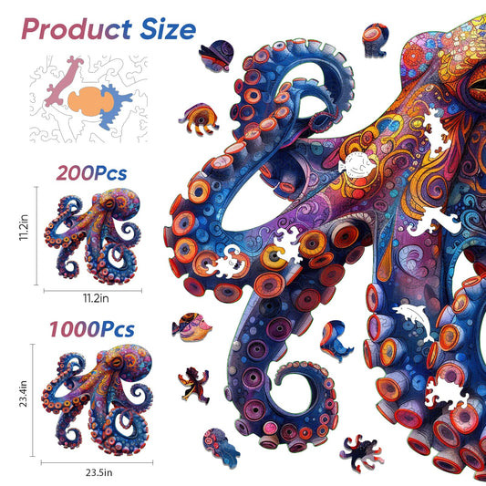 Mys Aurora Wooden Puzzle 5mm thick pieces offer durable, satisfying handling