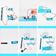 Mysterystone magnetic switch demo to explore electromagnetism concepts