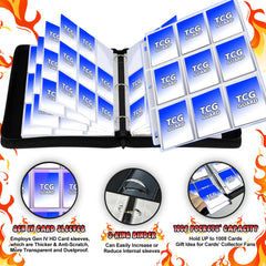 MYTCG 1008 EVA foam padding cushions cards during travel.