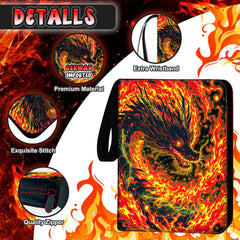 MYTCG 1008 binder waterproof and dustproof cover keeps contents secure.