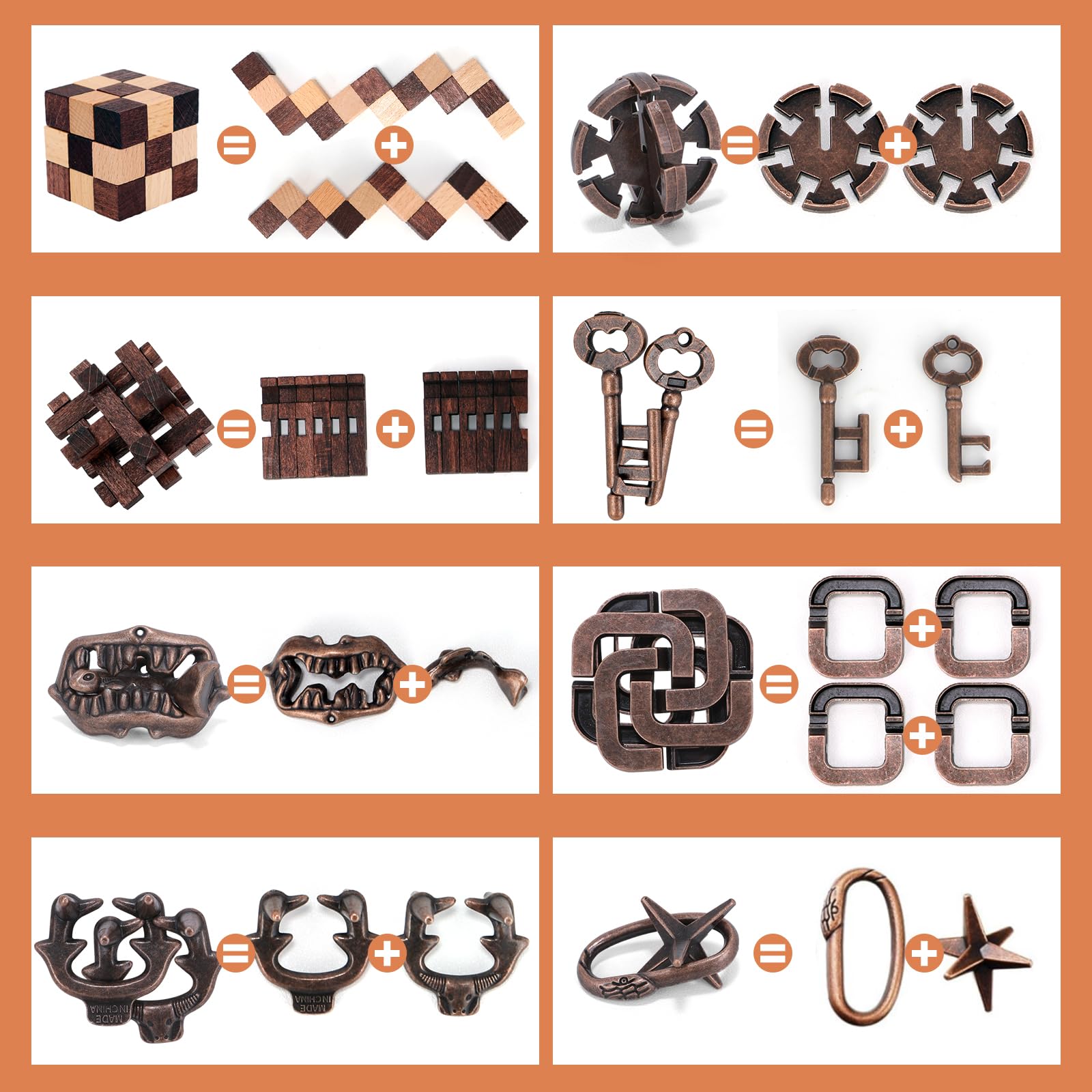 Mytothfy 3D interlocking puzzle enhances problem-solving and spatial reasoning.