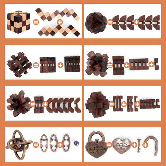 Mytothfy metal 3D puzzles showing durable construction for long-lasting brain challenges.