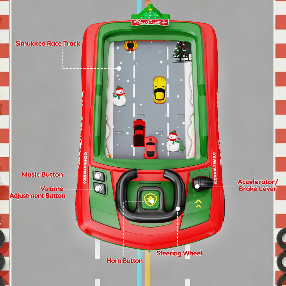 Mytothfy steering wheel toy emphasizes realistic sounds and driving effects for engagement.