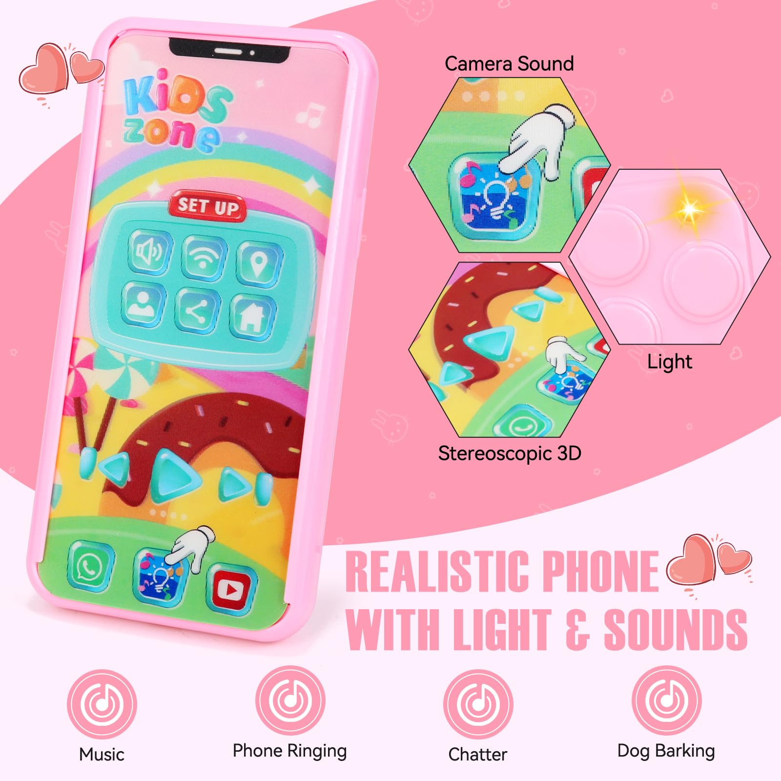 Mytothfy makeup kit inside invites creative makeup play and fine motor skills.