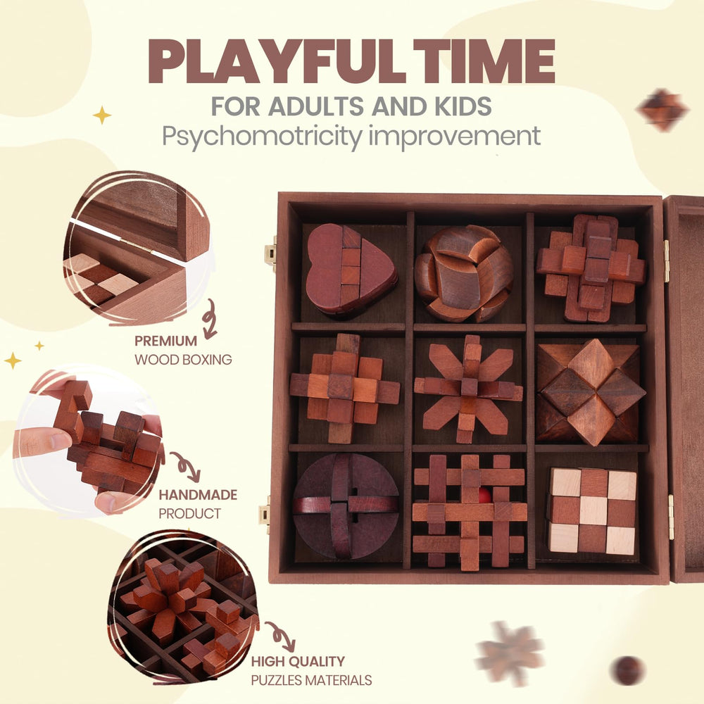 Mytothfy wooden-3d-puzzle-pieces-closeup highlights tactile detail for engaging challenges.