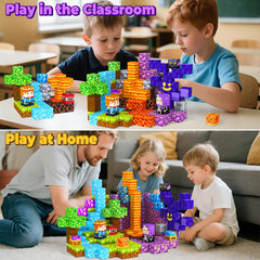 MyWodGame magnetic blocks come with a storage bag for easy travel.