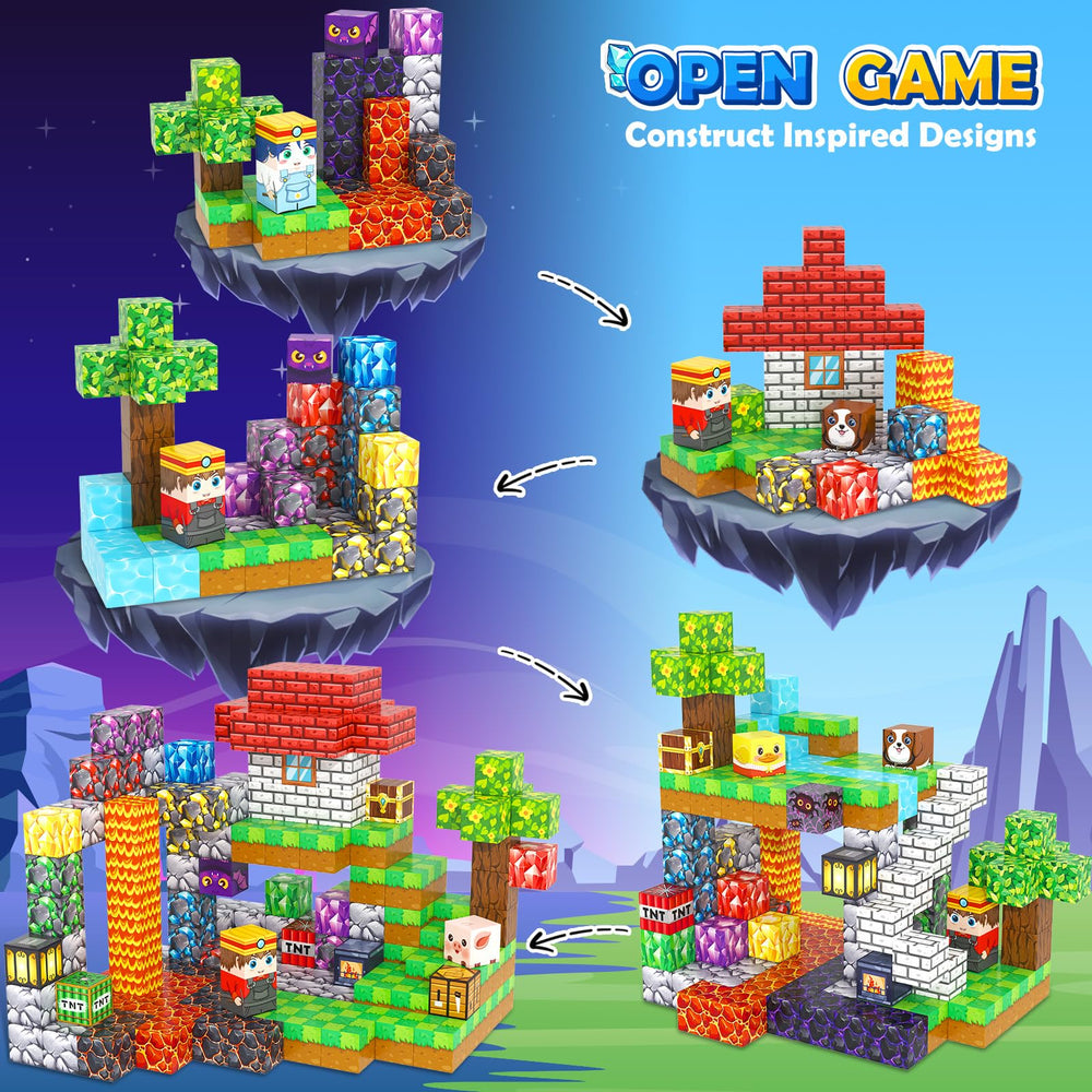 MyWodGame mine theme magnets promote fine motor skills and imaginative adventure.