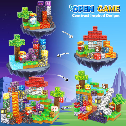 MyWodGame mine theme magnets promote fine motor skills and imaginative adventure.