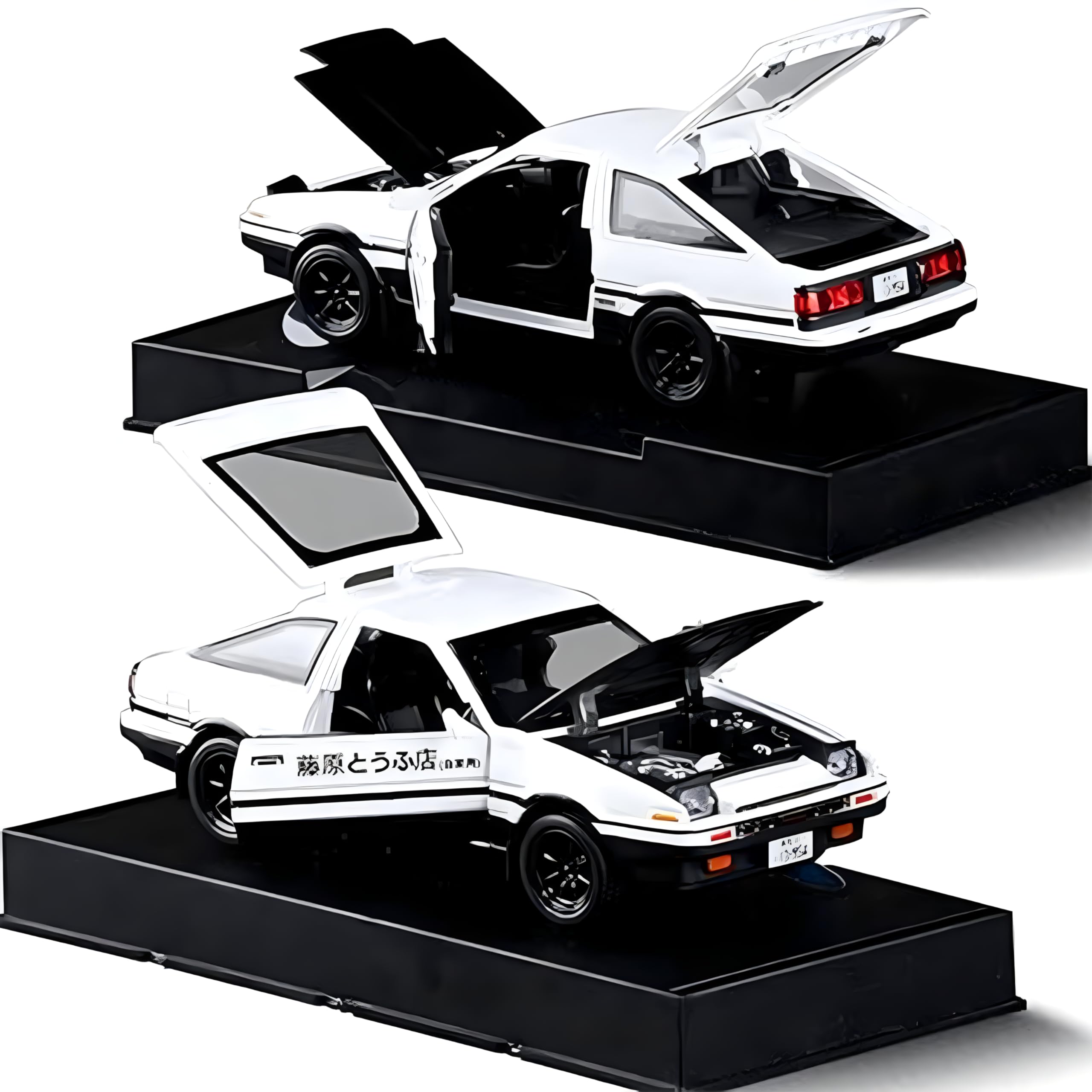 Mzexoma AE86 diecast with trunk opening and realistic styling