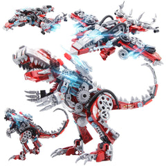 MZMSBAO 2-in-1 dinosaurs kit front view boosts creativity with dual-mode play.