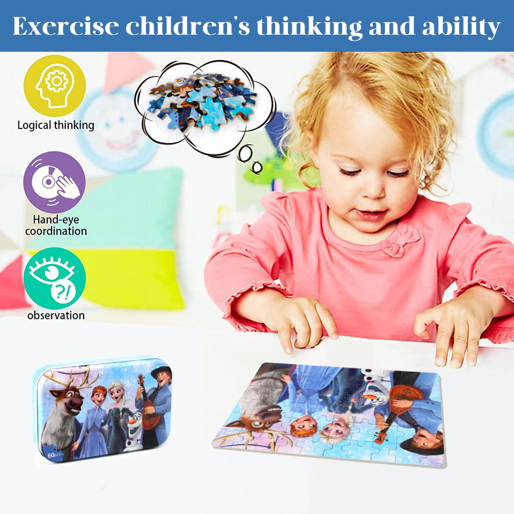 MZZOTOY bright-color puzzle with vivid pieces engages kids during play.