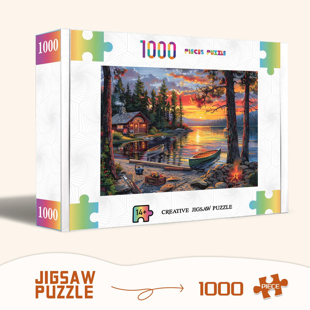 NABYSHOP 1000-piece adult puzzle—challenging design for focused evenings