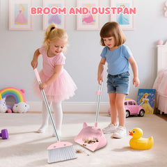 Nacena pink cleaning set designed for toddlers' use and participation.