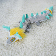 Nadou Light Dragon Plush Pillow features colorful reflective scales for decor flair.