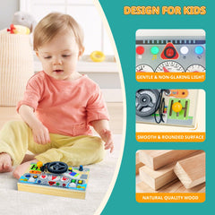 Naeqieo travel toy busy board keeps toddlers engaged on car journeys