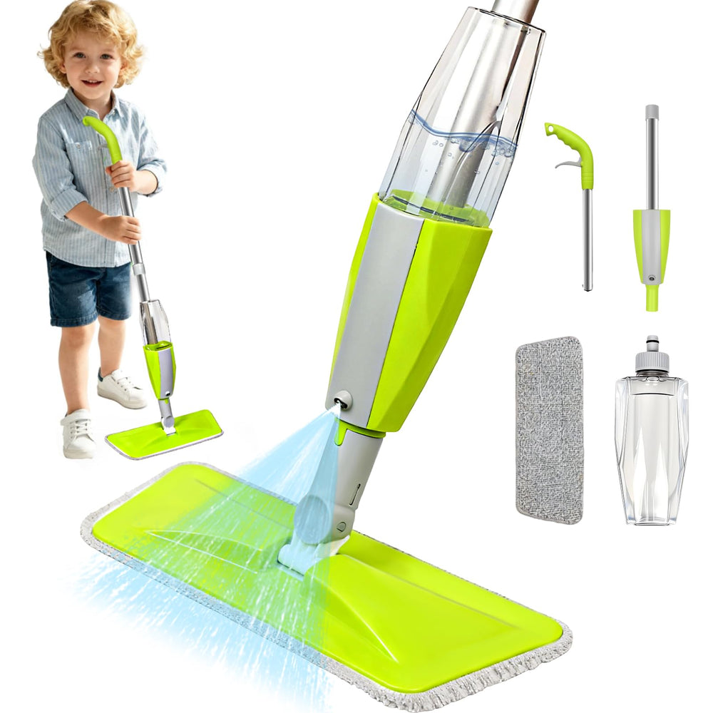 Naerza Kids Mop in spray mode for realistic pretend cleaning.