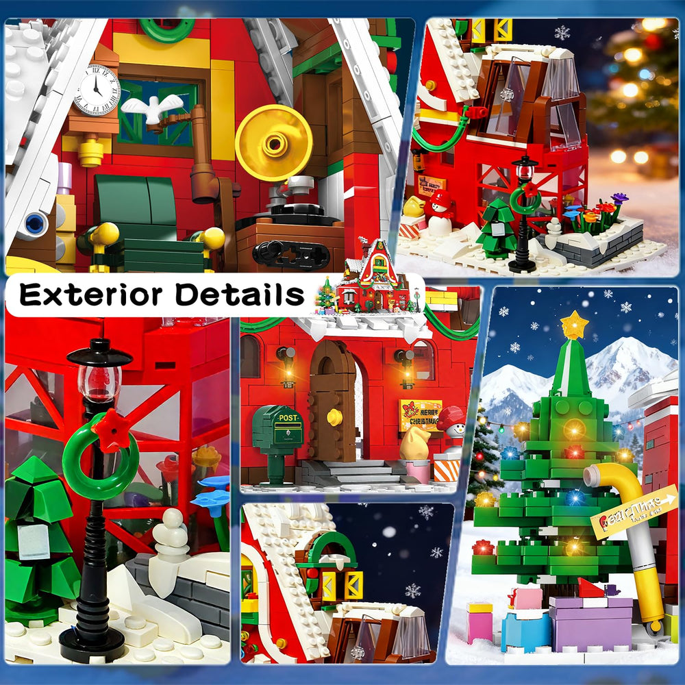 NAFONRU Christmas House interior kitchen adds cozy detail.