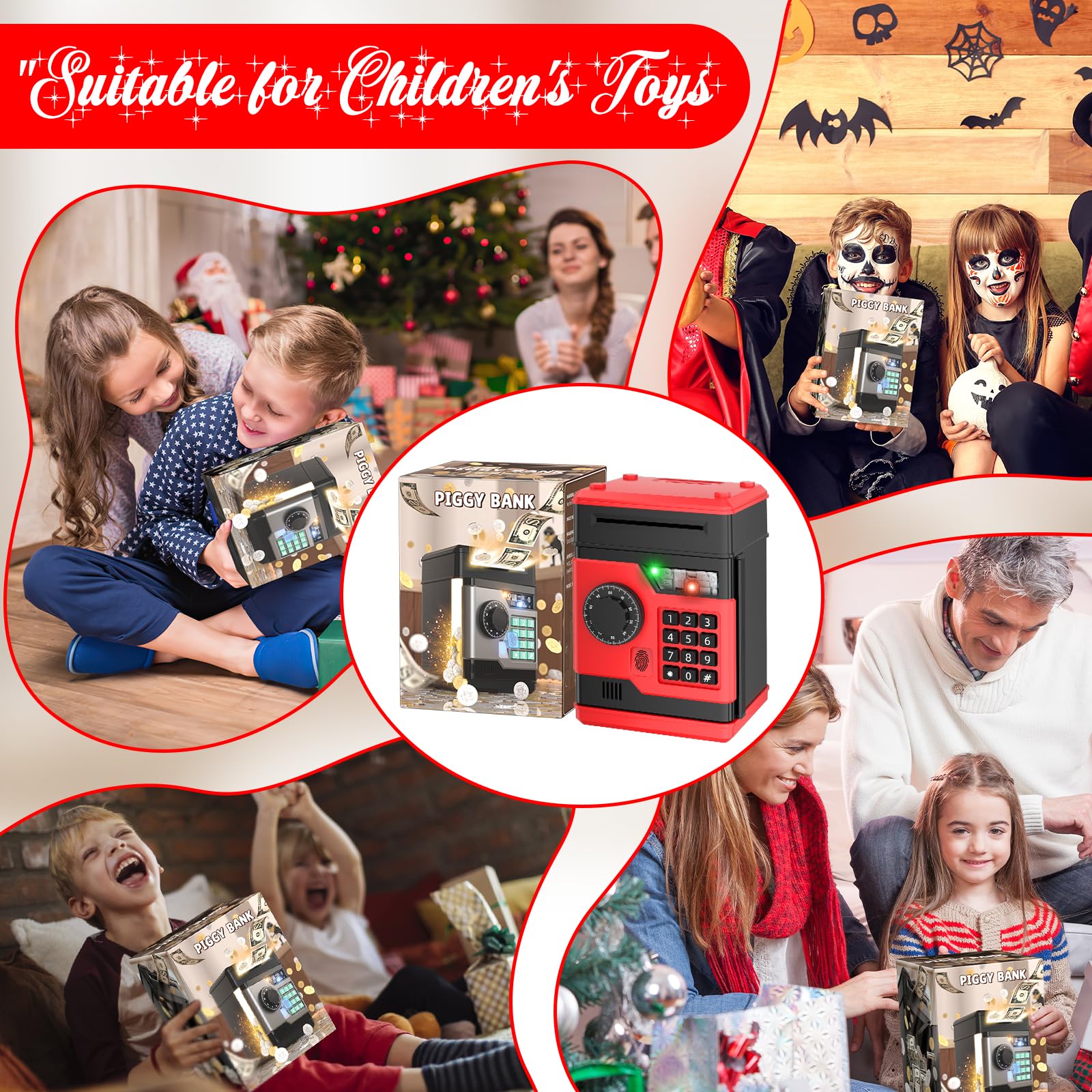 NAFEIV Piggy Bank makes a thoughtful gift for kids.