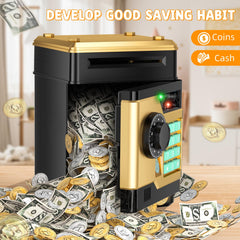 NAFEIV Piggy Bank money scroll action illustrating automatic saving