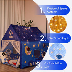 Naibrxh Space Rocket Tent interior cushion for cozy seating