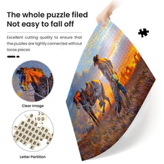 Najiaxiaowu finished puzzle framed display for home decor.