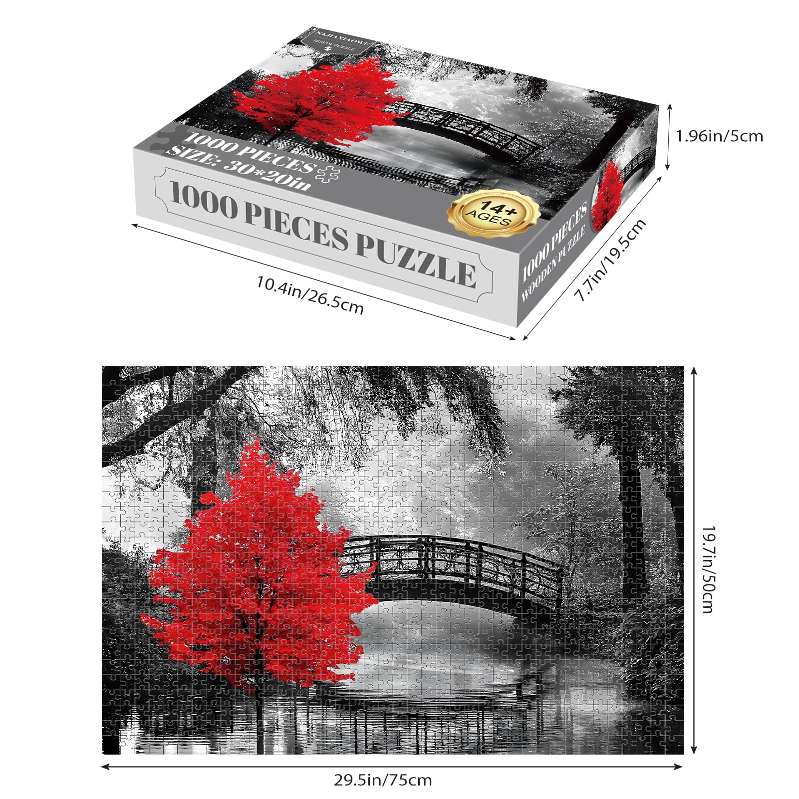 Najiaxiaowu natural wood puzzle material for durable, eco-friendly play.
