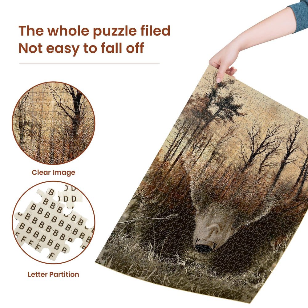 Najiaxiaowu WOZUIBAN wooden board puzzle in 75x50 cm size