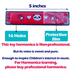 Namubarwa harmonica in animal pattern supports joyful music practice.