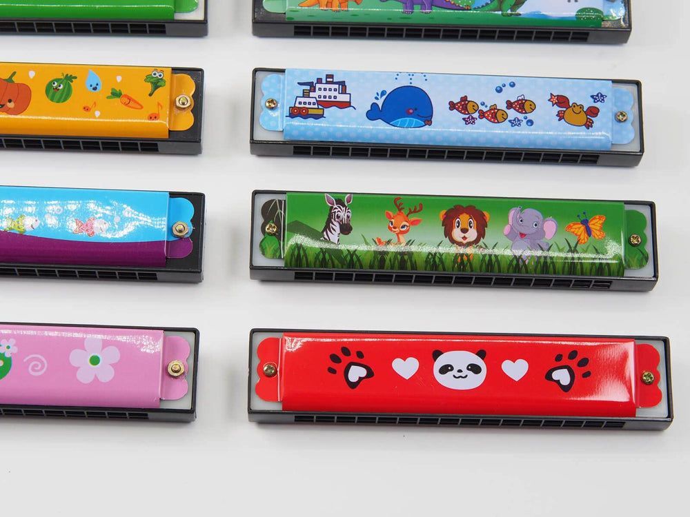 Namubarwa kids harmonica with cloud pattern for calm music time.