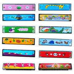Namubarwa kids harmonica with dinosaur pattern promotes playful musical exploration.