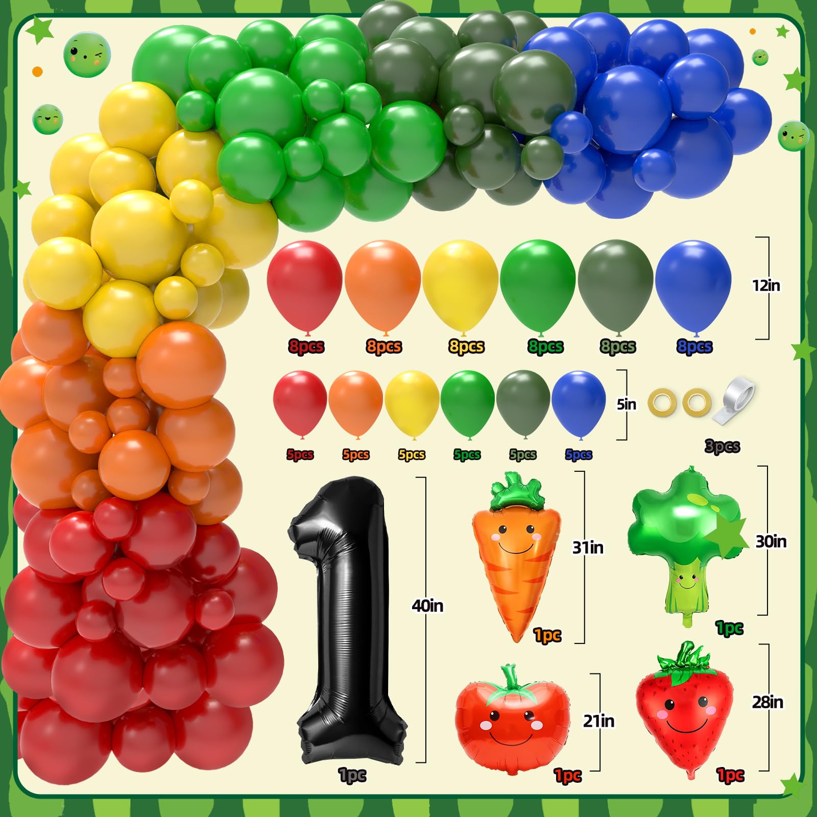 NANAGALI Hey One Bear monthly banner—perfect for milestone moments and celebrations.