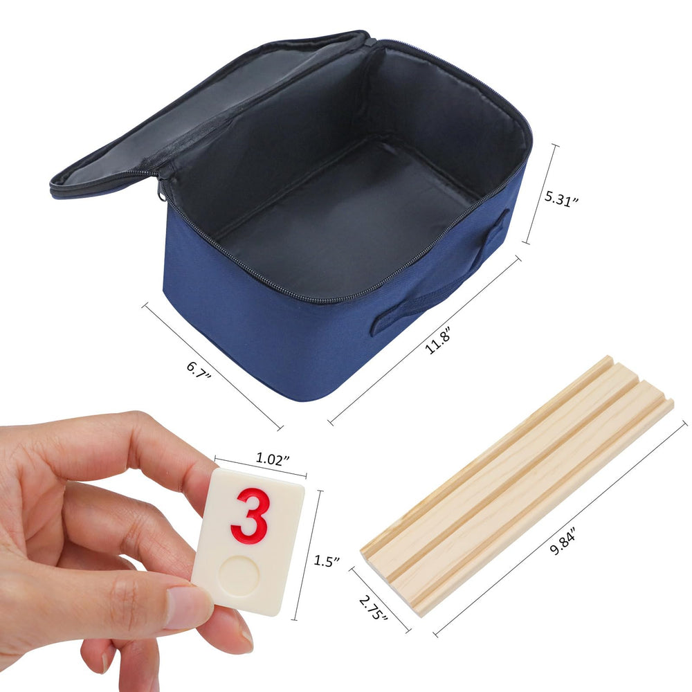 NANCIELO deep blue carrying bag for easy travel and storage