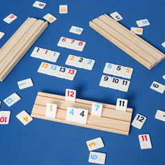 NANCIELO six wooden racks organized on the table