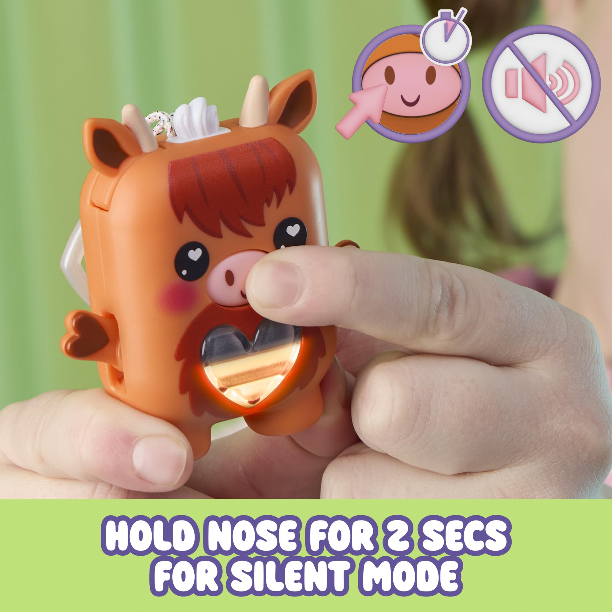 Cowbert offers 70+ responses with lights and sounds