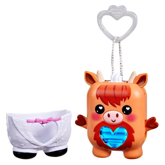 Nano-MALS Cowbert heart meter glows while you pet him for engagement