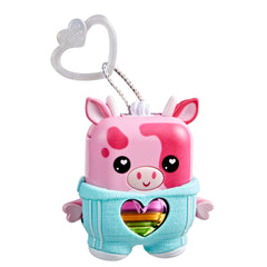 Mootilda pink cow connects with another Nano-mals for interaction
