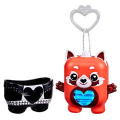 Pamanda red panda clip for on-the-go play and keychain use