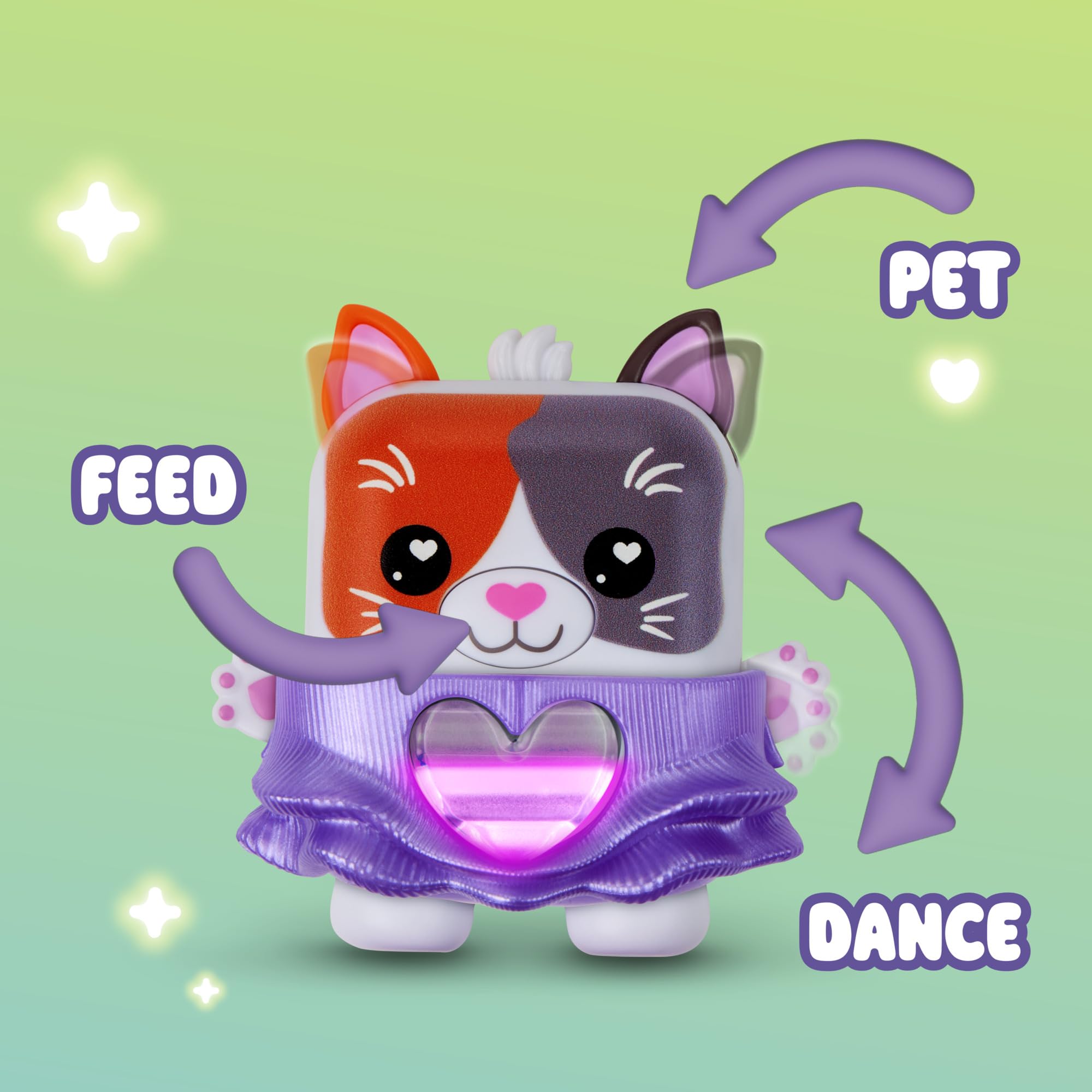 Nano-MALS Purrnelope ears pressed to pet encourages fine motor skills