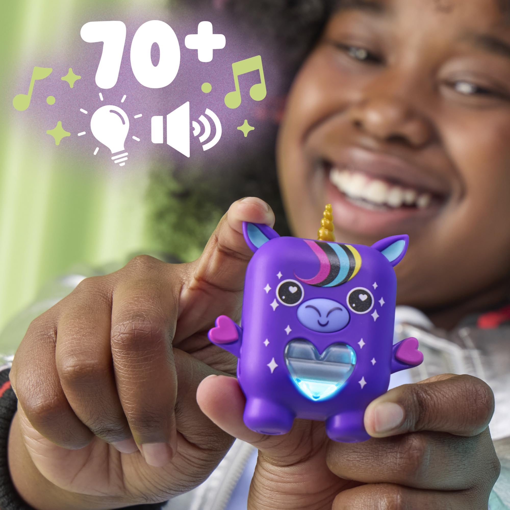 NANO-MALS Stardream mouth press triggers pretend feeding during play.