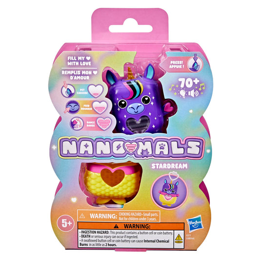 NANO-MALS Stardream lights and sounds respond to play time.