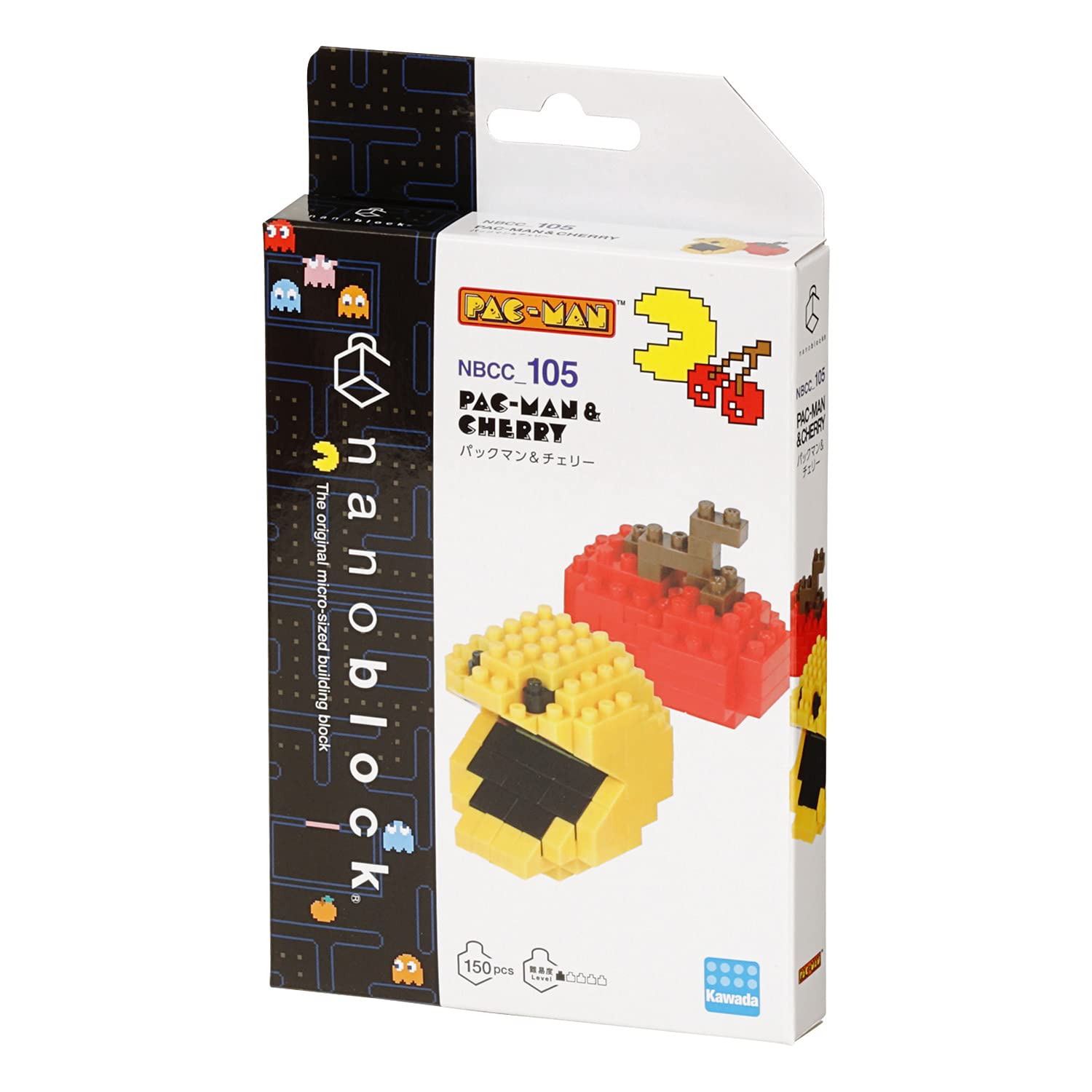 Nanoblock Pac-Man from the character collection with detailed build notes