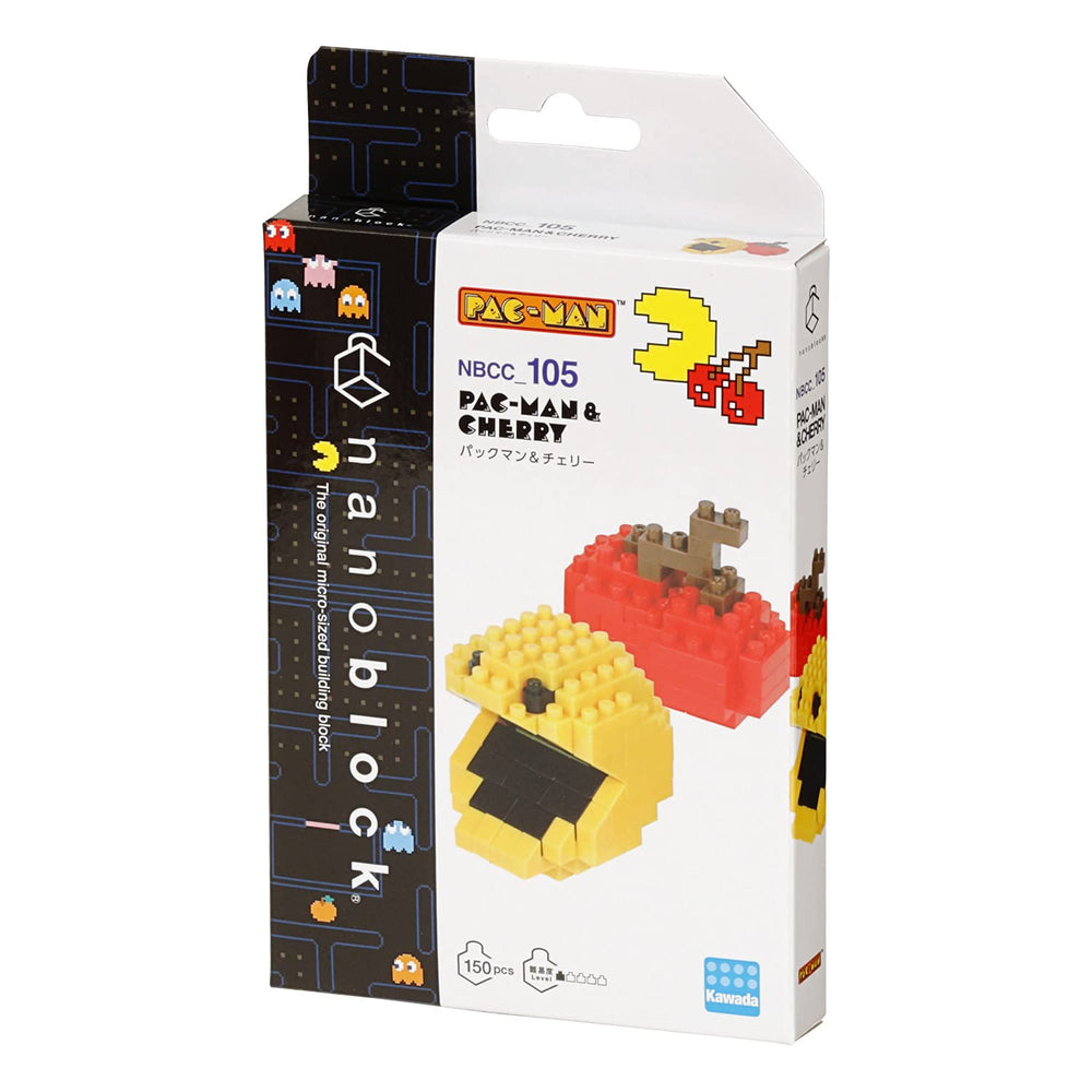 Nanoblock Pac-Man from the character collection with detailed build notes