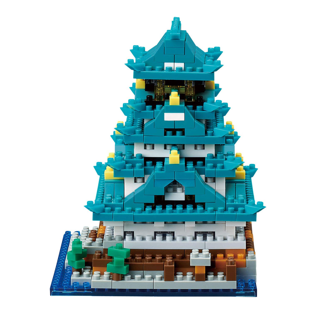 Nanoblock Sight to See Osaka Castle kit features tiny bricks for accuracy