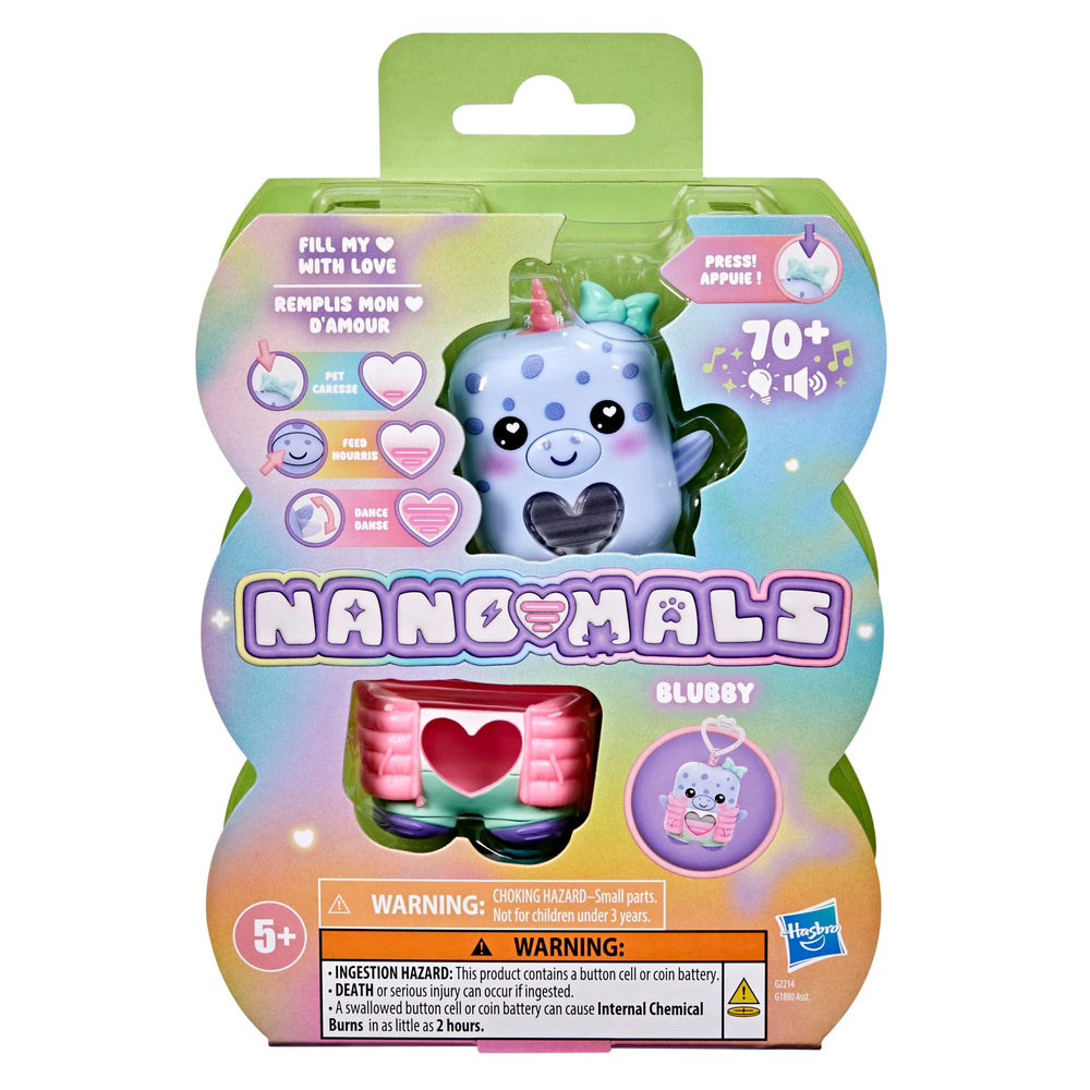 Blubby heart meter colors glow to show needs and care possibilities